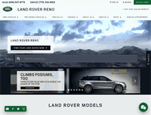 Tablet Screenshot of landroverreno.com